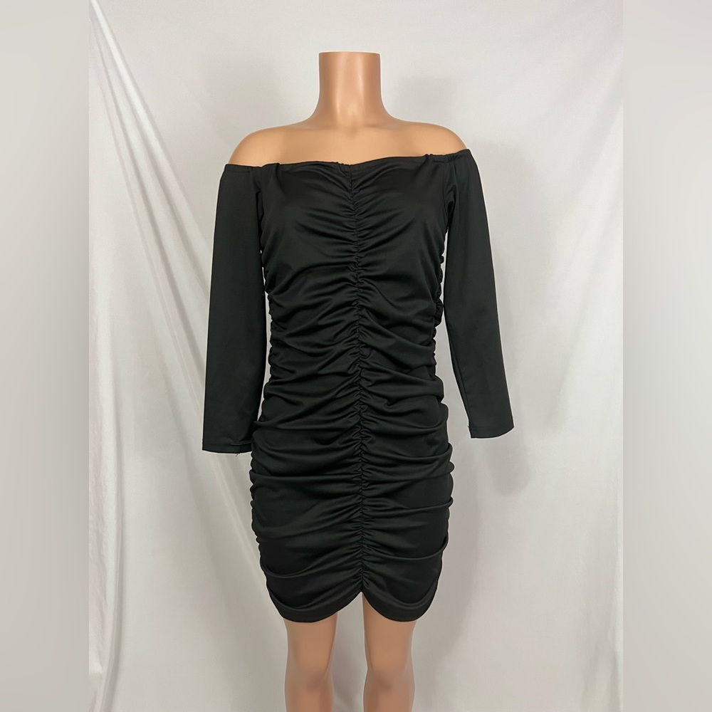 Black Off Shoulder Dress